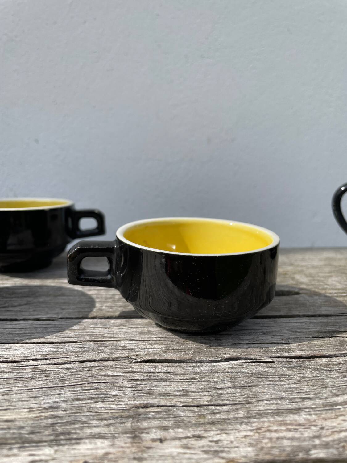 Biarritz ceramic bistro coffee cups