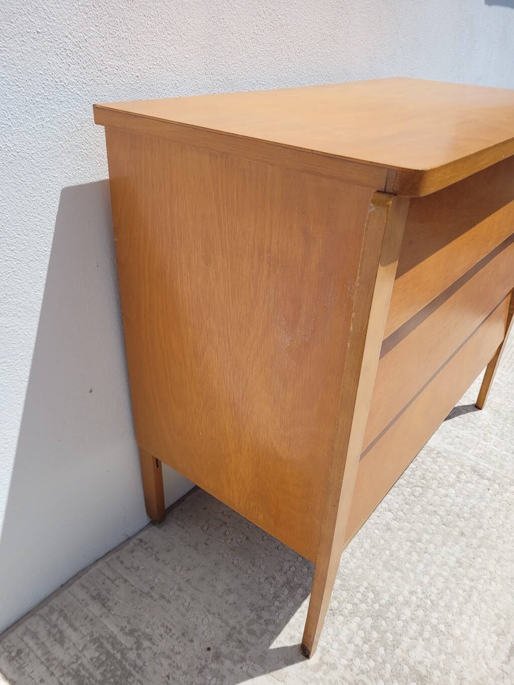 Commode vintage 3 tiroirs vers 1960