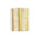Mid-Century Modern Ice Glass & Brass Wall Light from Kaiser, Germany. 1960s