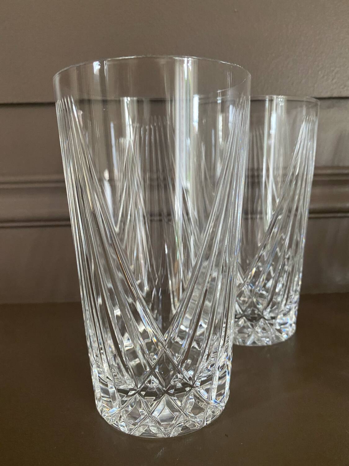 Vintage crystal glasses