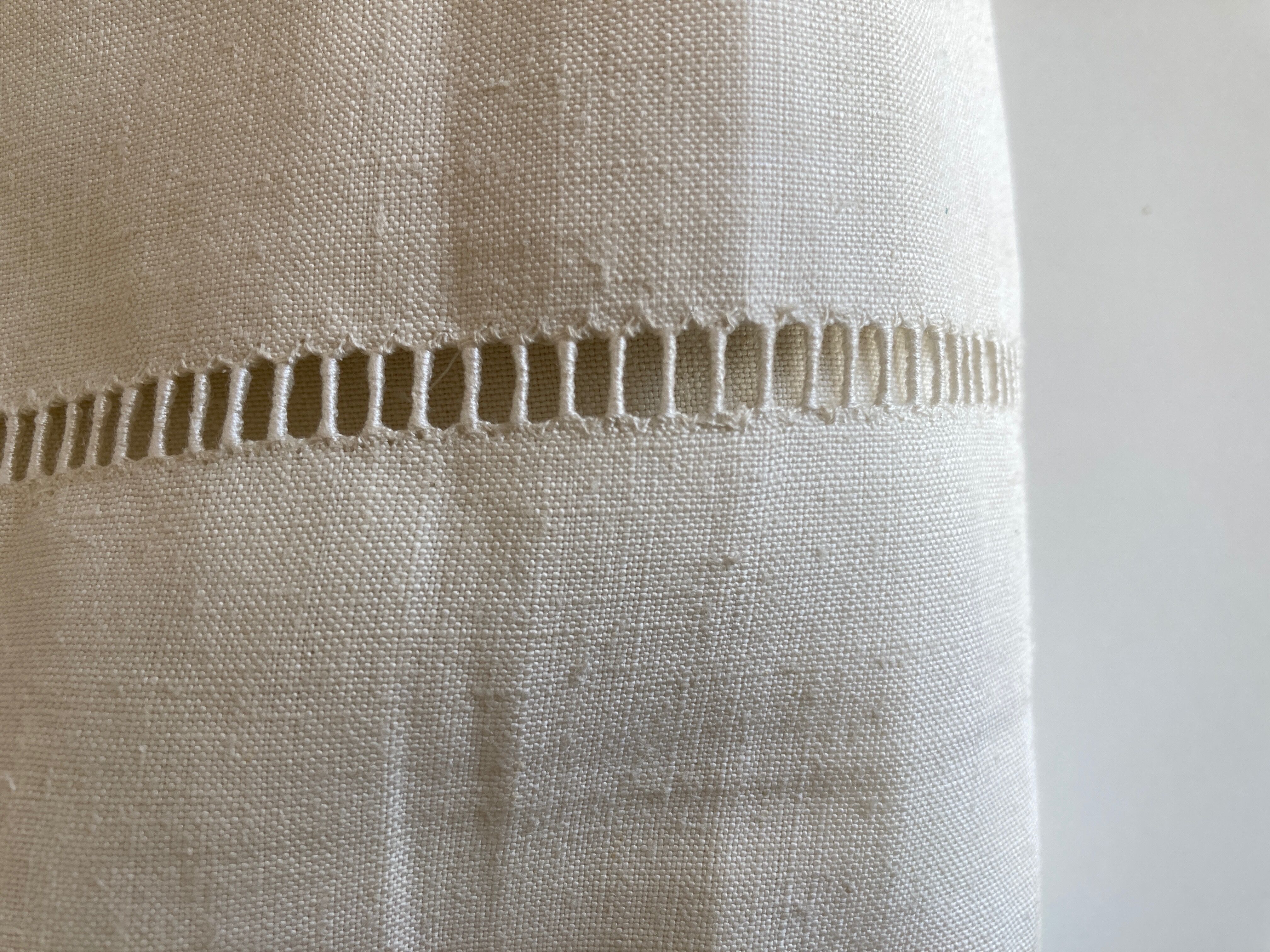 Reserve sheet in linen thread canvas Le Bon Marché 1960 to days