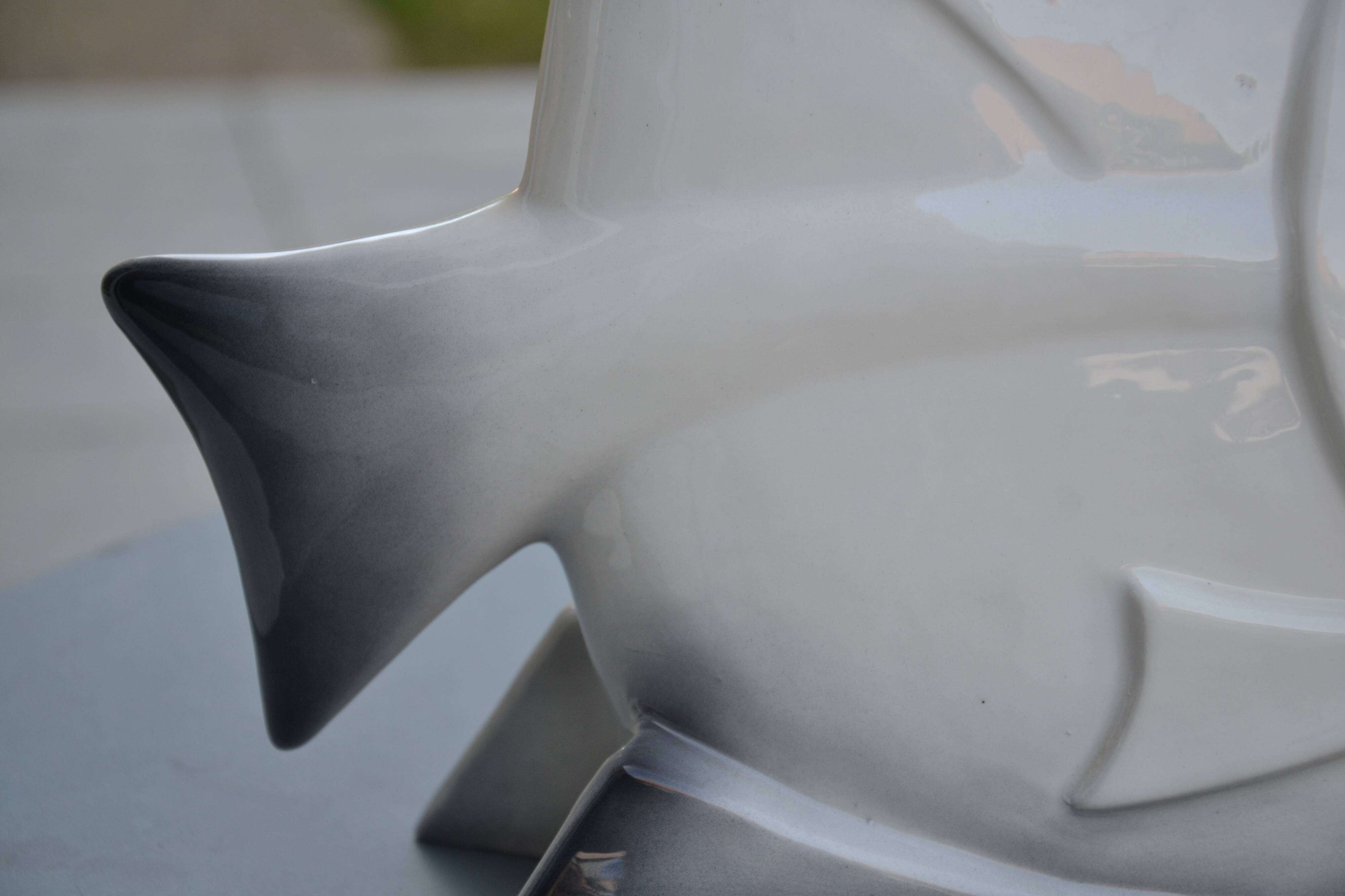 Large vase/sculpture fish from the 1960s.