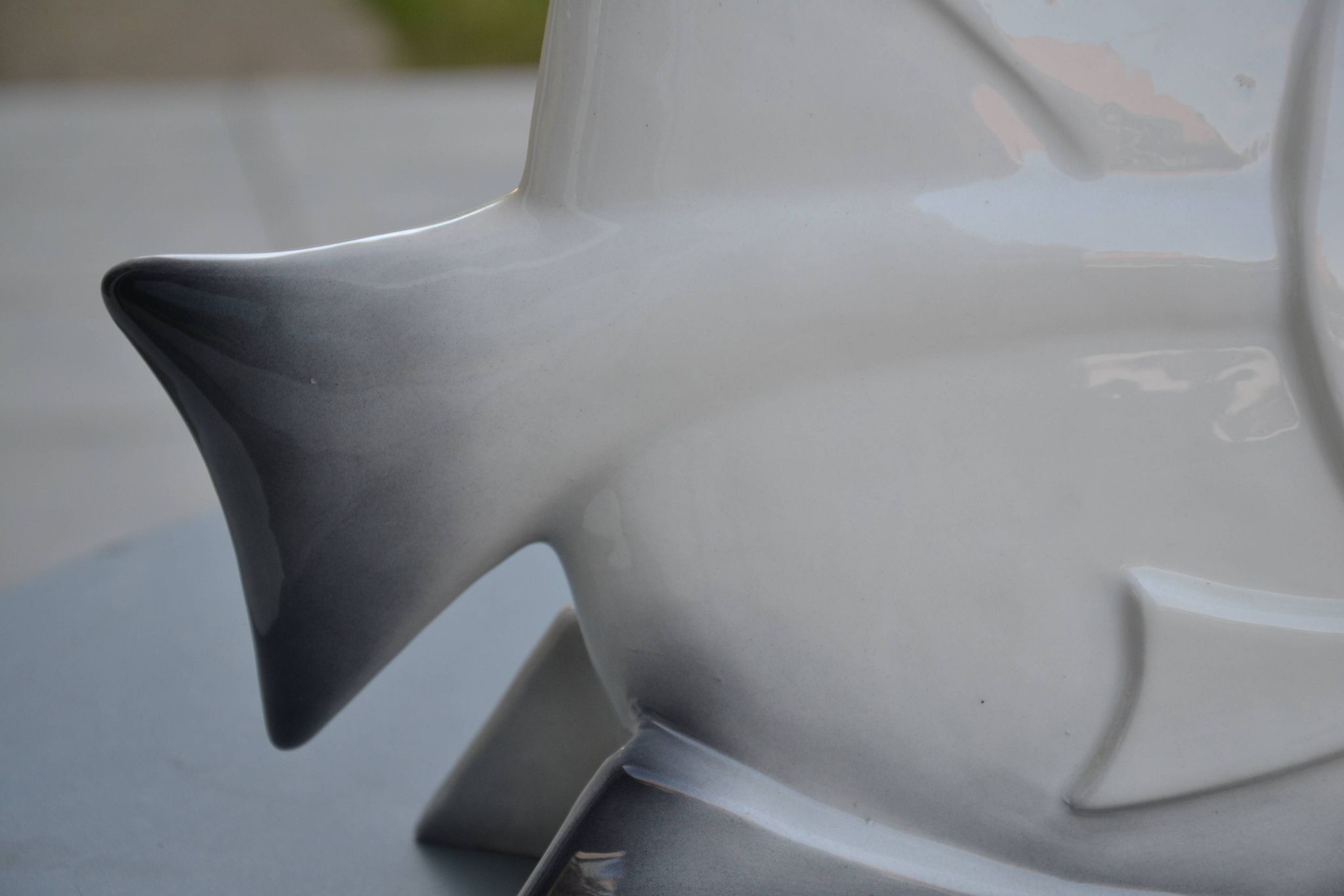 Vase/sculpture poisson des années 60