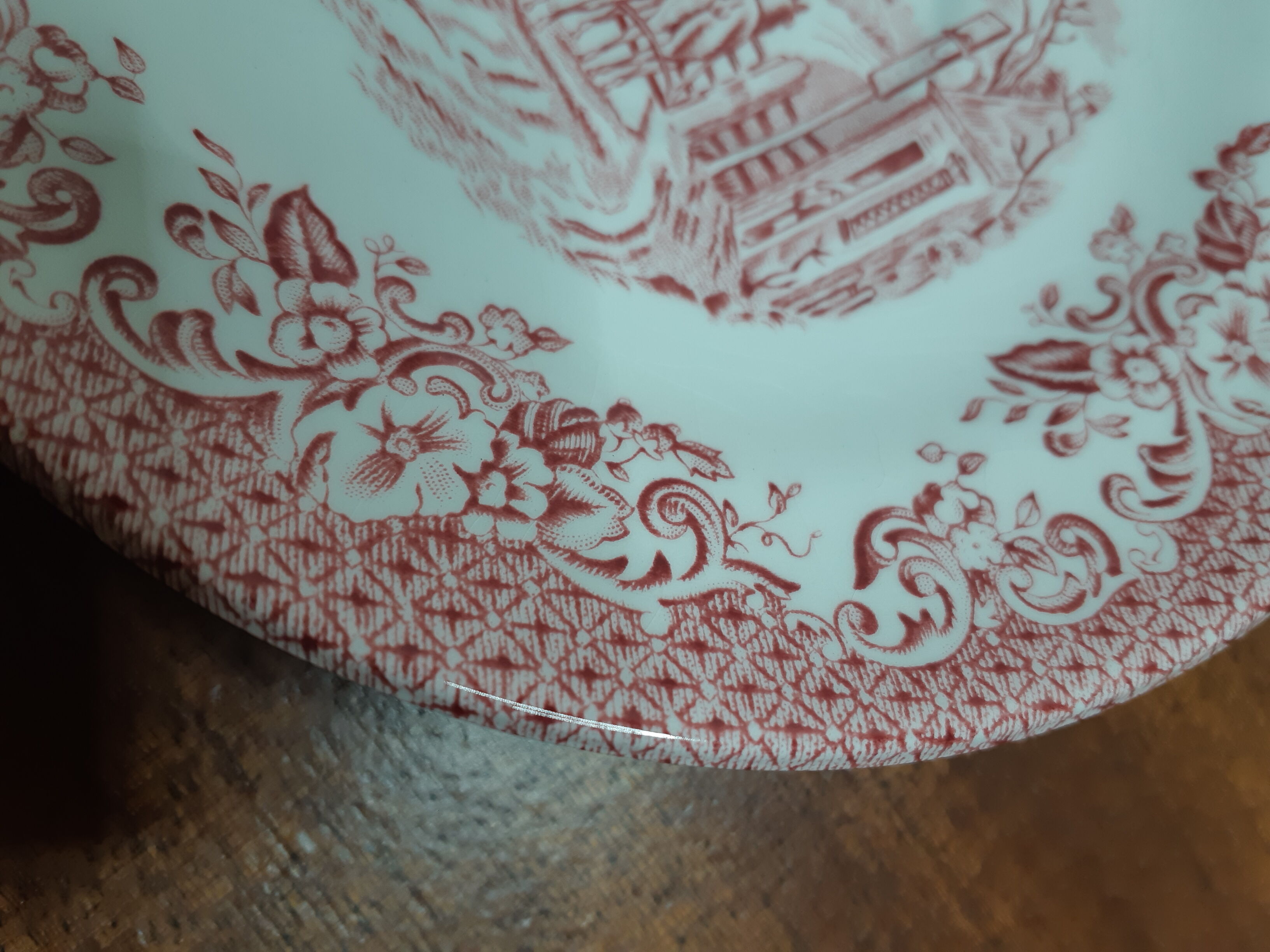 Jonhson bros cup coatching scenes model, english ceramic, antique