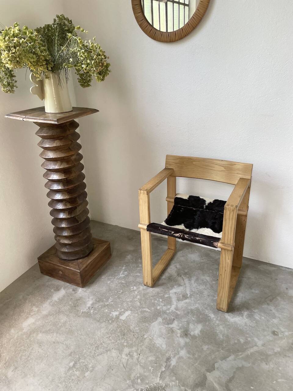 Oak chairs with armrests Ate Van Apeldoorn