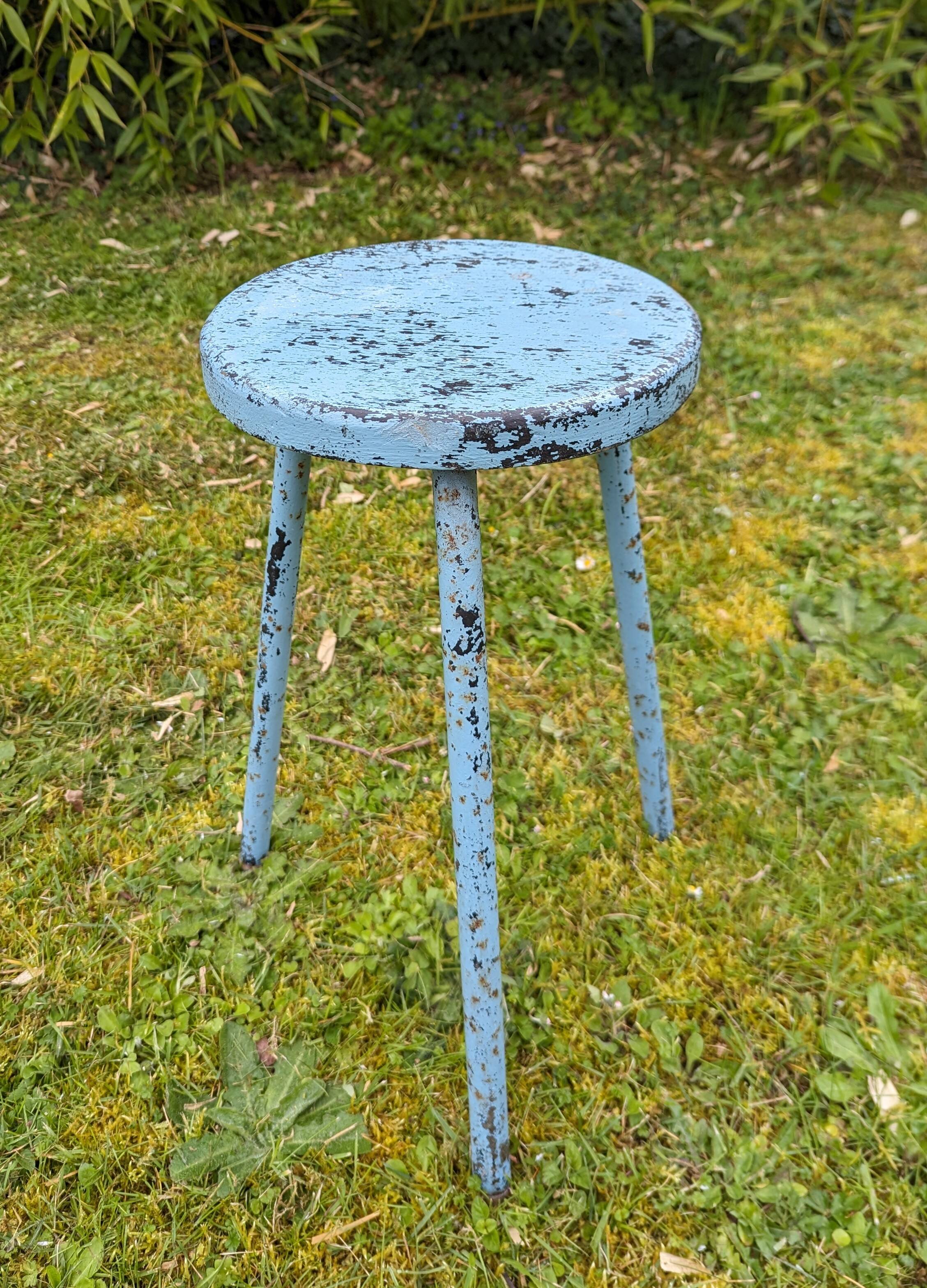 50s 60s tripod stool