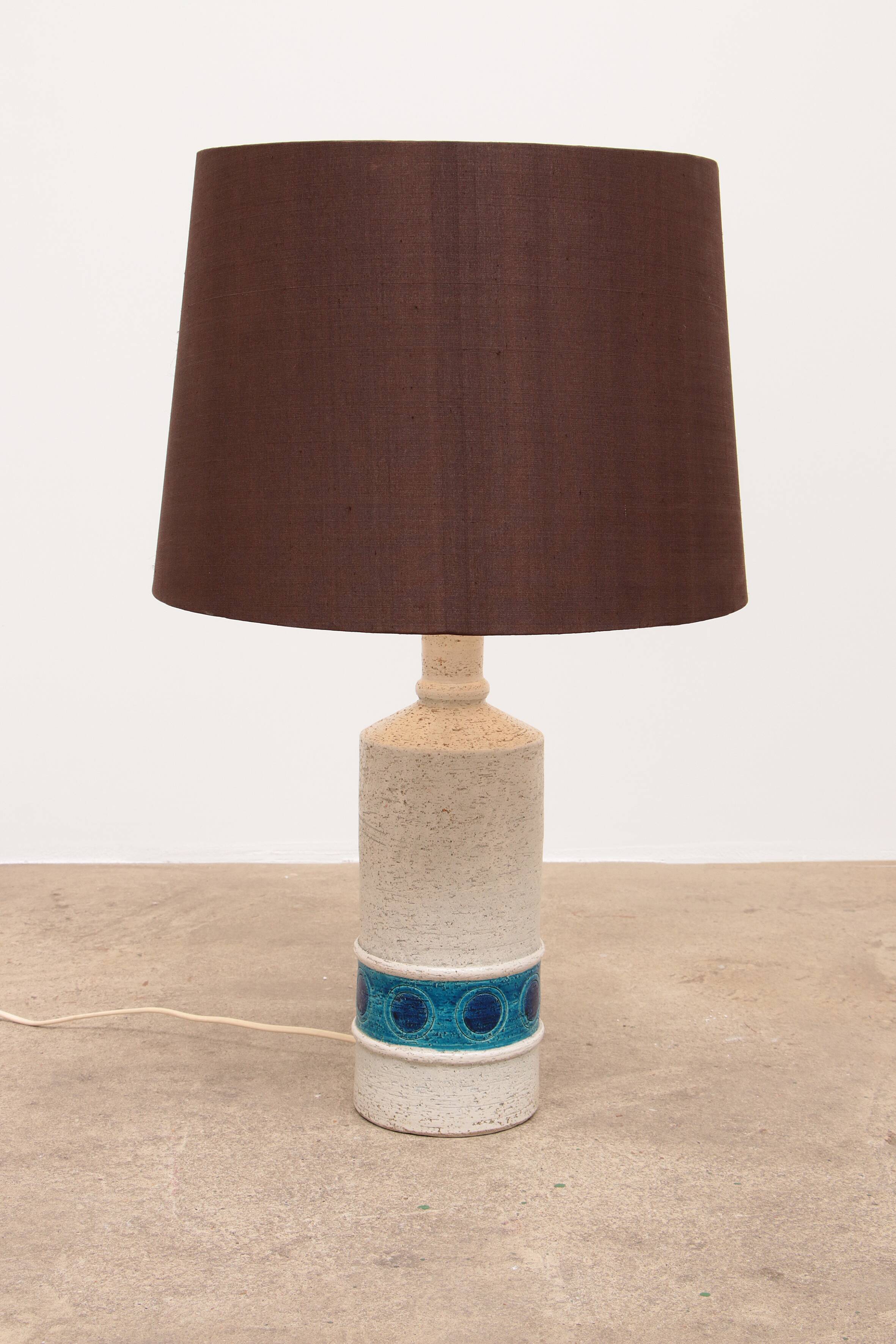 Table lamp made of ceramic design by Aldo Londi by Bergboms, 1960s