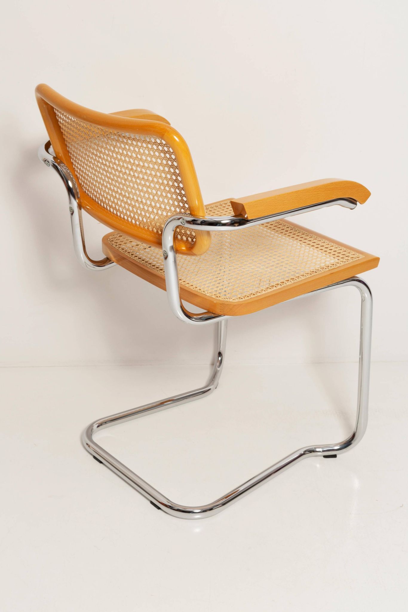 Mid-century Cesca chair in rattan, Marcel Breuer, Italy, 1960s