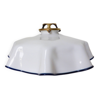 vintage opaline glass lampshade
