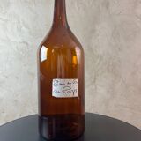 Large amber bottle