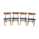 Scandinavian chairs in teak, Farstrup 210, Denmark 1960