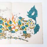 Lithograph Jean Lurçat collection vintage animality