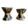 Vintage stoneware egg cups