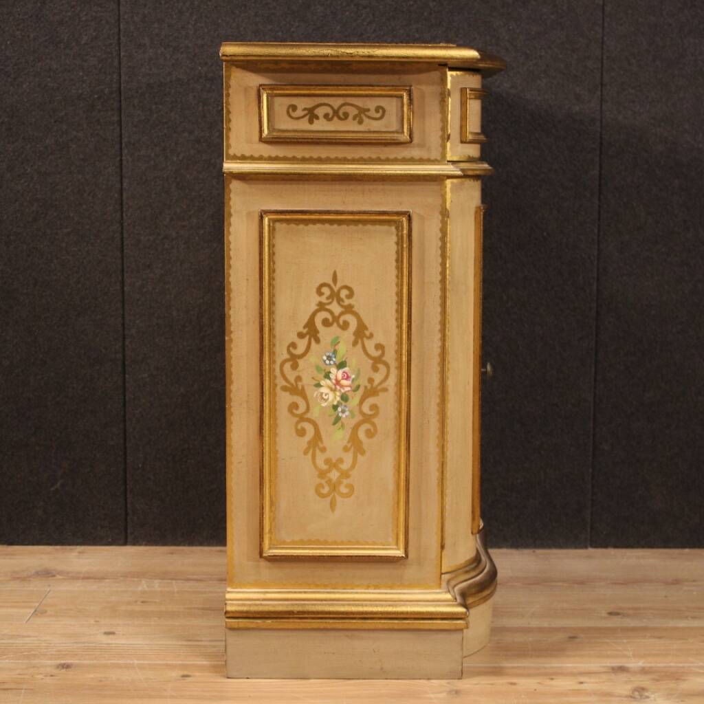 Tuscan lacquered and painted sideboard