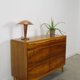 Vintage dark wood sideboard with drawers