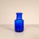 Midcentury collection of eight blue vases by Erik Höglund, Sweden, 1960s.