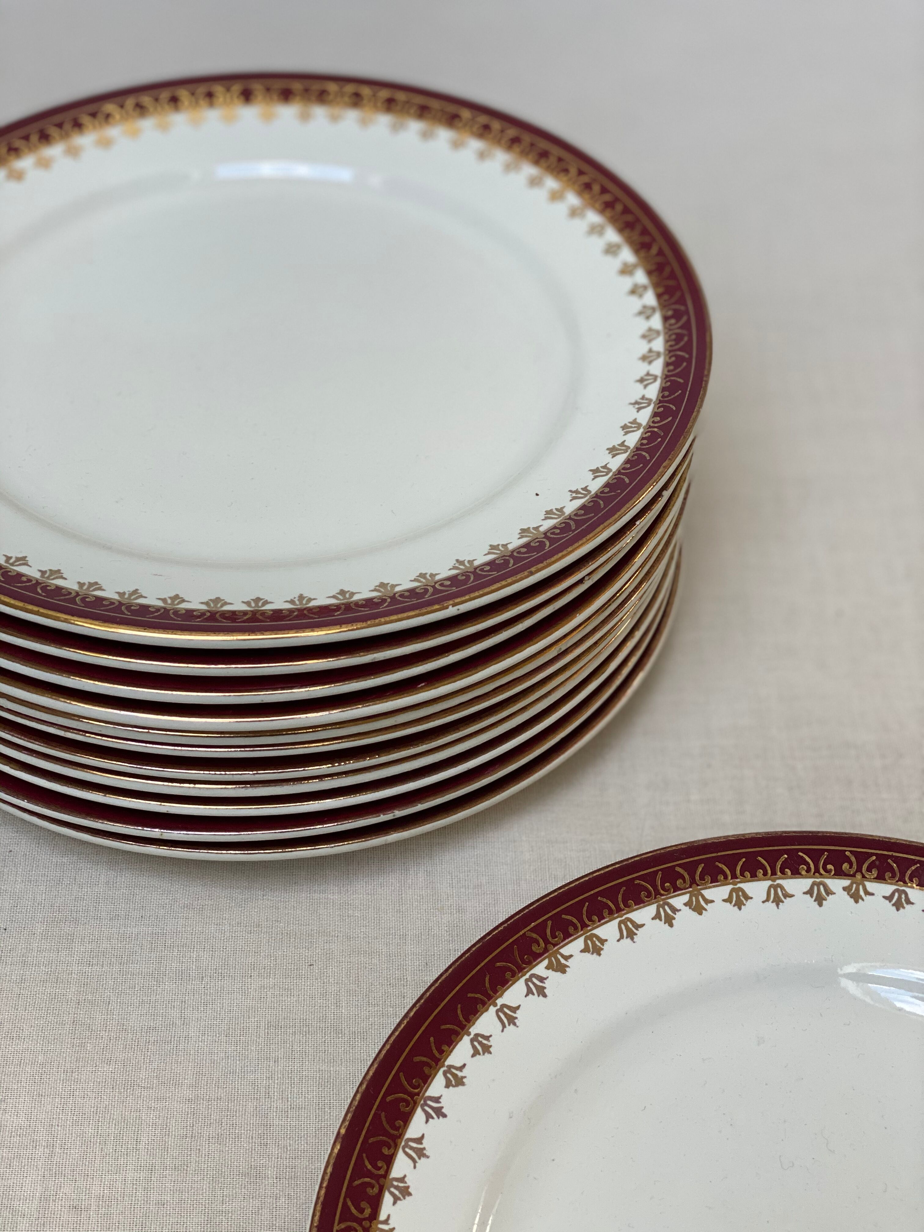 12 plates sarreguemines