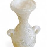 1960s Murano Glass Amphora Vase by La Murrina with Scavo Decoration