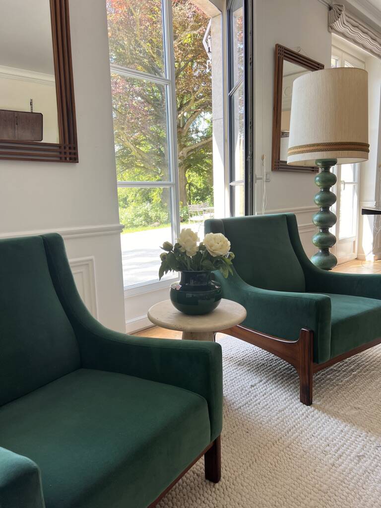 Pair of Mid-Century Italian Armchairs, 1960s