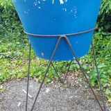 Conical cauldron on foot tripod Eternit 1950