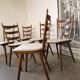Set de 6 chaises bistrots Hiller, vers 1960