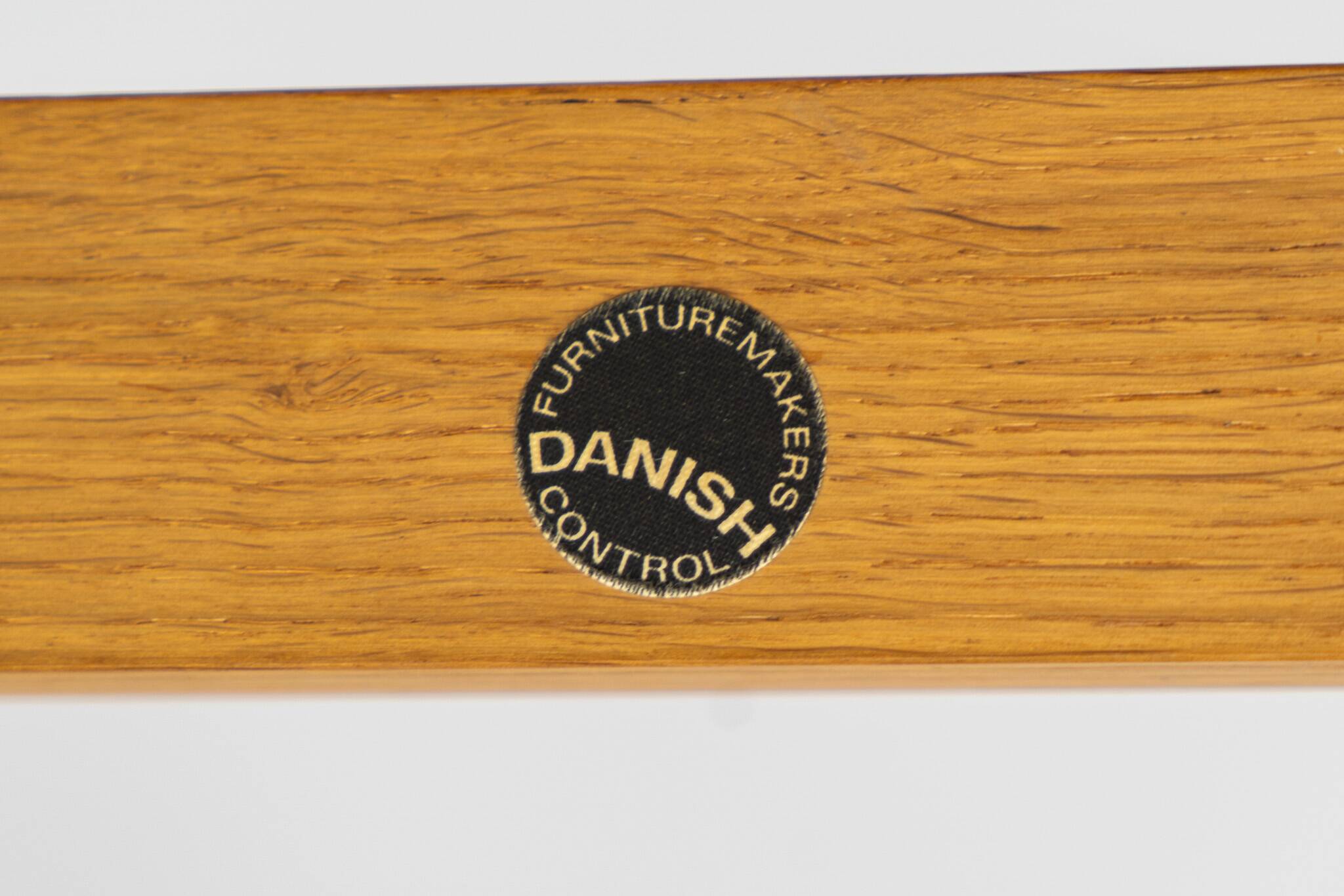 Oak safari chair & ottoman by Niels Eilersen for Erik Wørts