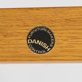 Oak safari chair & ottoman by Niels Eilersen for Erik Wørts