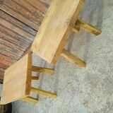 Pair of solid wood coffee tables