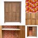Armoire parisienne art déco 1930 penderie démontable bois brut