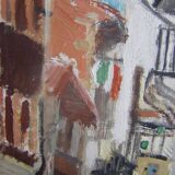 Hondarribia oil painting (municipality in Spain)