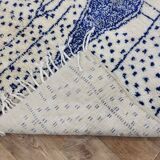 Azilal Berber rug in handmade wool 266 X 133 CM