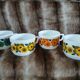 5 vintage cups in Arcopal/Lotus
