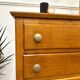 Vintage compass foot chest of drawers