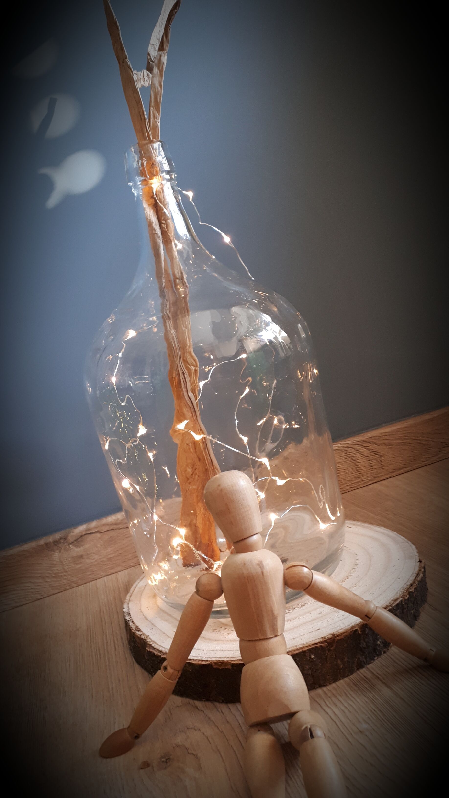 Authentic demijohn 5 L transparent