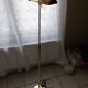 Vintage brass e-reader floor lamp