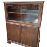 Vetrina Vintage Anni '40/'50 in Radica – Design Italiano Mid-Century