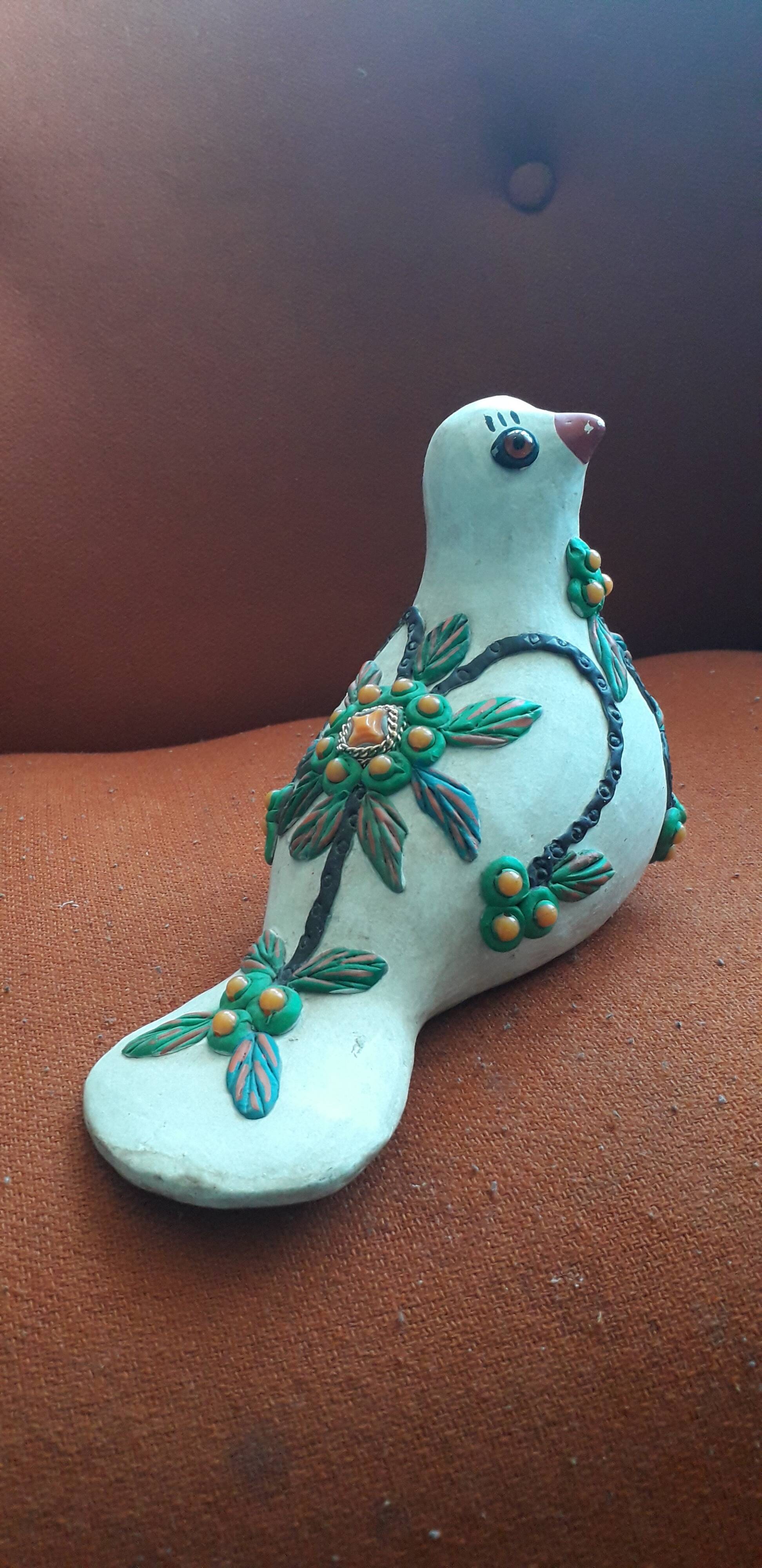 Very original vintage ceramic bird