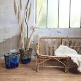 FLOWER pot XXL in glazed earth