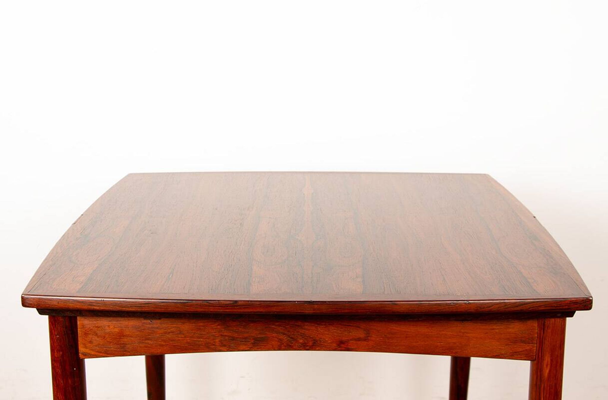 Danish extendable and reversible table, games or meals, rosewood 1960.