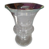 Glass tealight holder