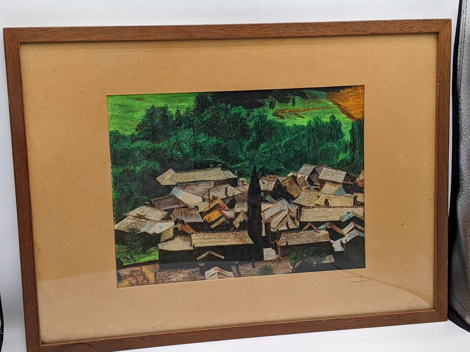 Robert SAVARY (1920-2000) - Original Signed Painting - Landscape of Vil