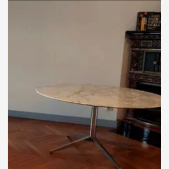 Table Florence Knoll, 1m37, ronde