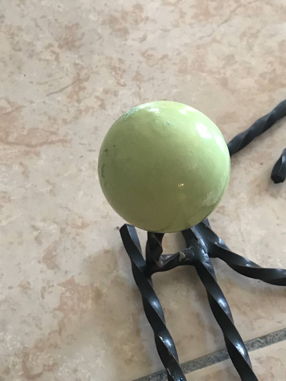 Old vintage coat rack mirror