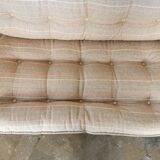 Tubular metal bench from the 80s