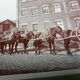 Old photograph 1900 horse-drawn carriage and coachman State Railways
