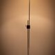 Mid Century Adjustable Chrome Walnut Floor Lamp by Hans Eichenberger 1950s