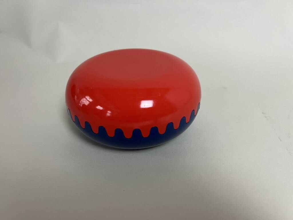 "Clam" ashtray box by Alan Fletcher for Mebel, vintage 1970s.
