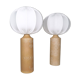Pair of Midcentury porcelain lamps by Olle Alberius, Rorstrand, Sweden, 1960s.
