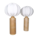 Pair of Midcentury porcelain lamps by Olle Alberius, Rorstrand, Sweden, 1960s.
