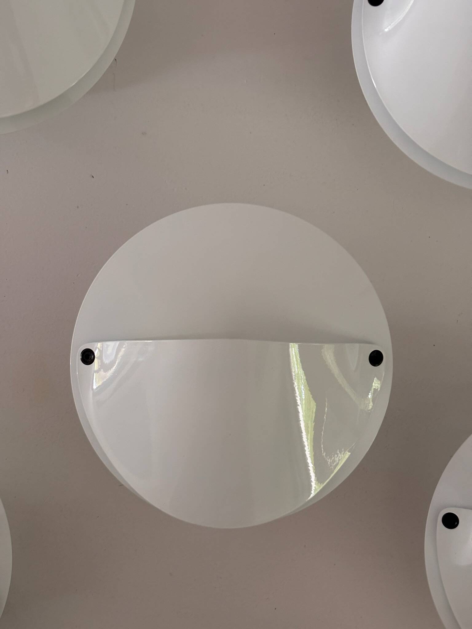 Giovi wall light by Achille Castiglioni for Flos 1982 Lacquered White Metal Design